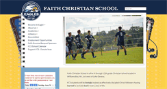 Desktop Screenshot of faithchristianschool.org